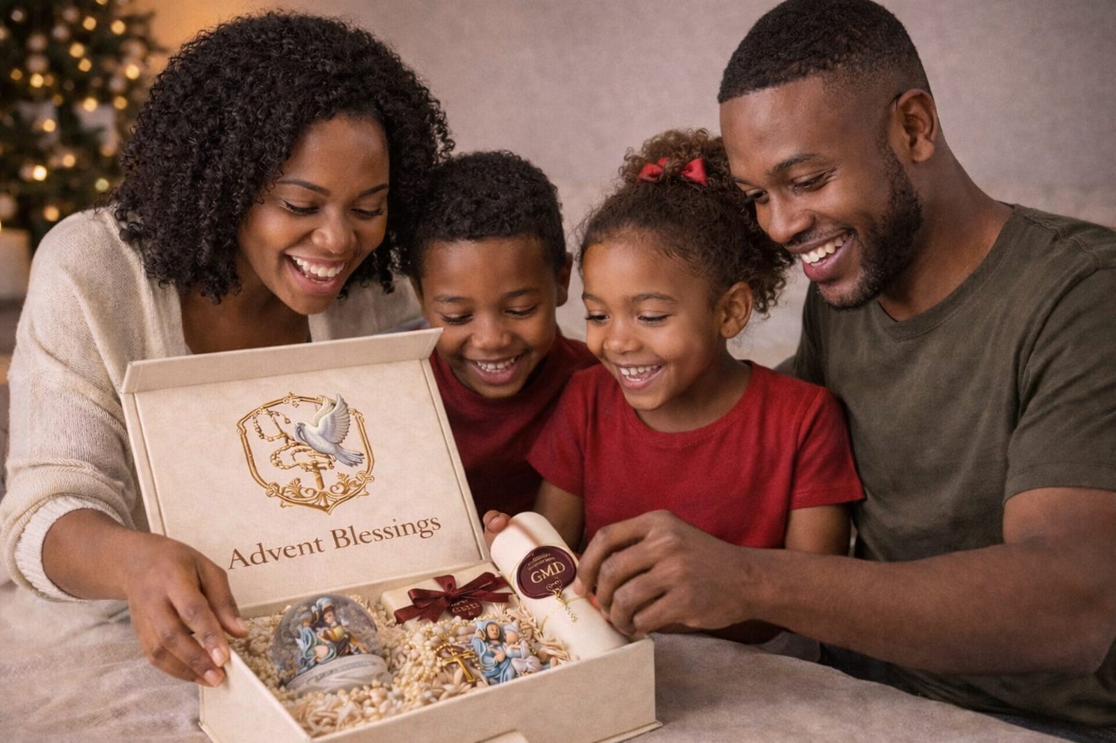 Prayerful unboxing experience