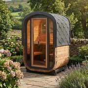 Oval 2 Person Outdoor Sauna photo 1