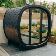Mirrored 200cm Outdoor Sauna photo 1