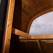 Mirrored 200cm Outdoor Sauna photo 3