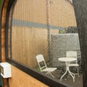 Mirrored 200cm Outdoor Sauna photo 11