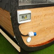 Mirrored 200cm Outdoor Sauna photo 6