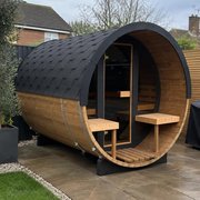 Deluxe Barrel 2.5m Outdoor Sauna photo 1