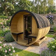 Barrel 4m Outdoor Sauna photo 1