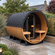 Deluxe Barrel 4m Outdoor Sauna photo 1