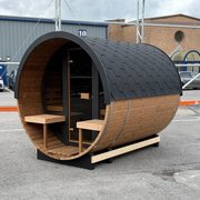 Deluxe Barrel 4m Outdoor Sauna photo 13