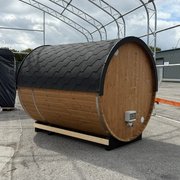 Deluxe Barrel 4m Outdoor Sauna photo 11