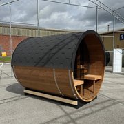 Deluxe Barrel 4m Outdoor Sauna photo 7
