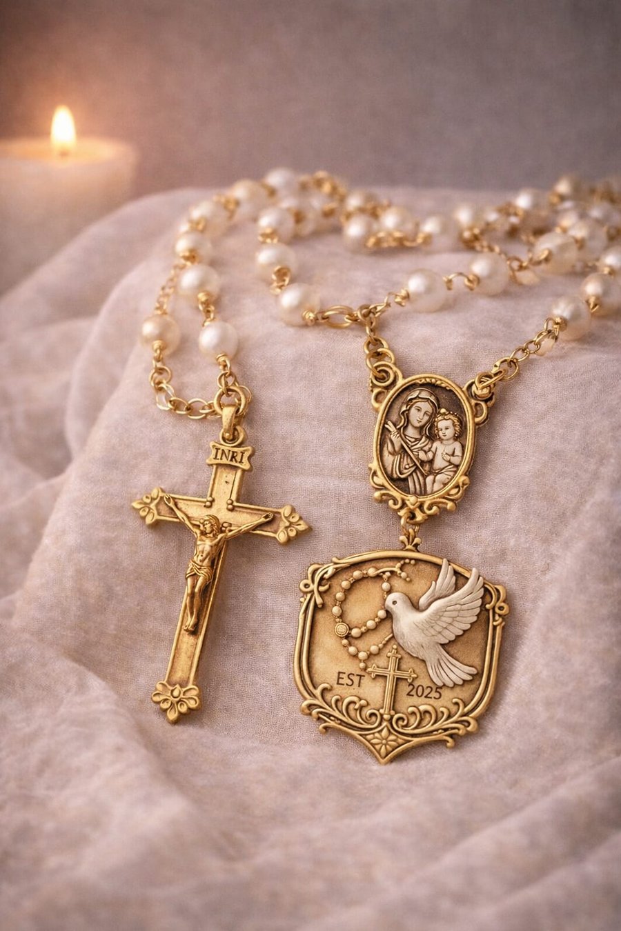 Handcrafted rosary