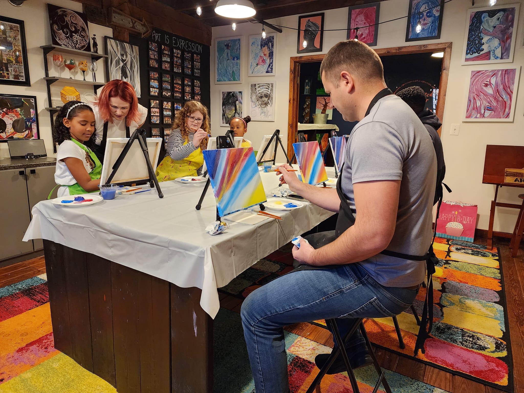 Painted Tiger Art Studio Event 2
