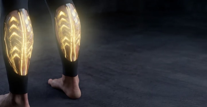 EMS suit back and posture support