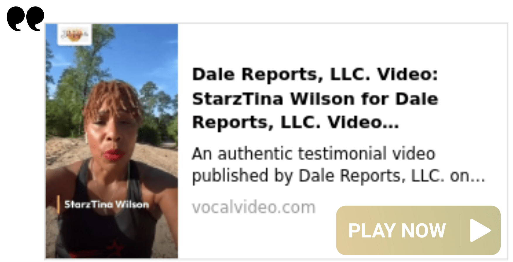 Customer Review - Starztina Wilson