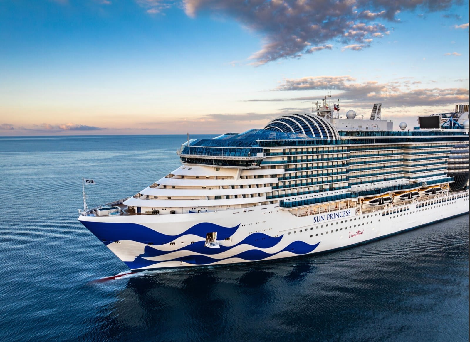 Sun Princess at sea